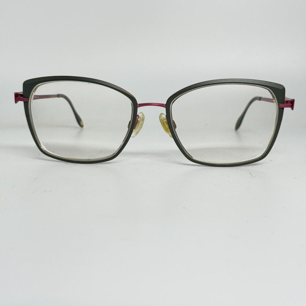 Fysh Eyeglasses women gray pink square‎ oversize metal mod.3636 col.103 H20199